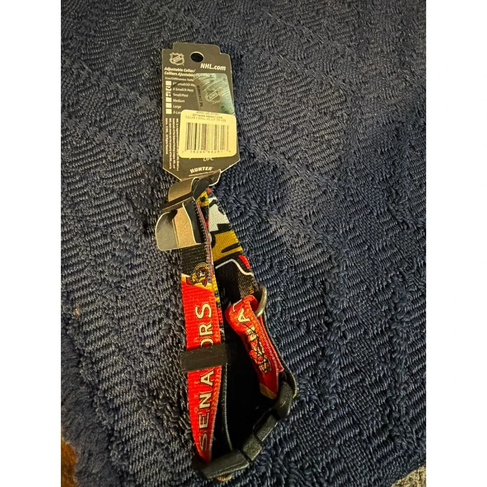 NHL Ottawa Senators Adjustable Dog Collar Hunter Mfg Size X-Small